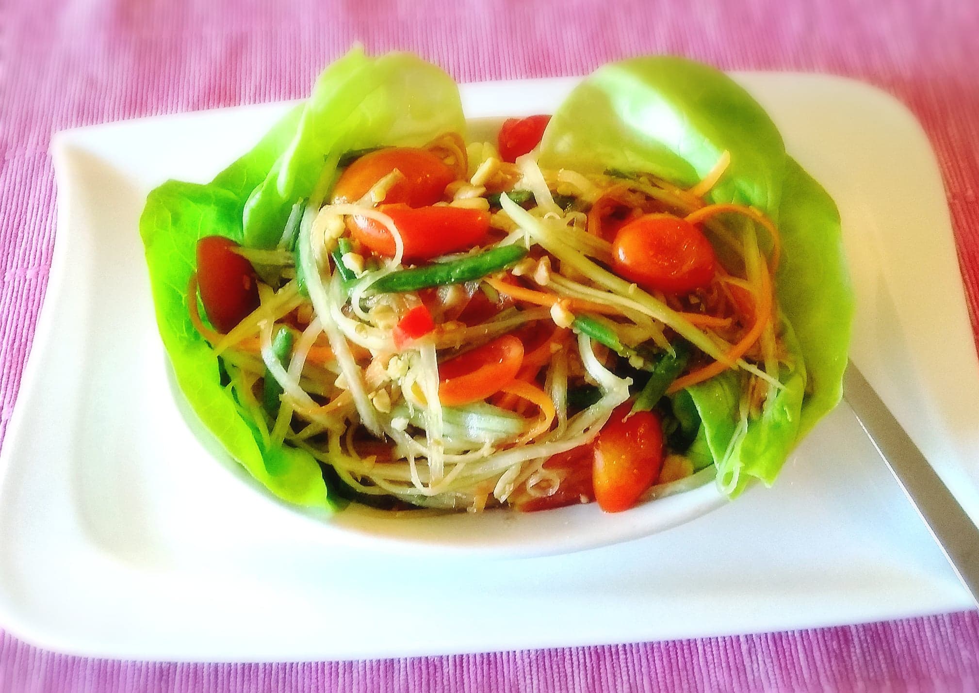 salade de papaye.